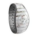 Grungy Red & White Brick Wall - Decal Skin Wrap Kit for the Disney Magic Band