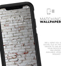 Grungy Red & White Brick Wall - Skin Kit for the iPhone OtterBox Cases