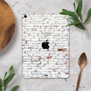 Grungy Red & White Brick Wall - Full Body Skin Decal for the Apple iPad Pro 12.9", 11", 10.5", 9.7", Air or Mini (All Models Available)