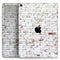 Grungy Red & White Brick Wall - Full Body Skin Decal for the Apple iPad Pro 12.9", 11", 10.5", 9.7", Air or Mini (All Models Available)