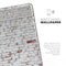 Grungy Red & White Brick Wall - Full Body Skin Decal for the Apple iPad Pro 12.9", 11", 10.5", 9.7", Air or Mini (All Models Available)