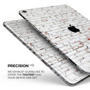 Grungy Red & White Brick Wall - Full Body Skin Decal for the Apple iPad Pro 12.9", 11", 10.5", 9.7", Air or Mini (All Models Available)