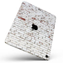 Grungy Red & White Brick Wall - Full Body Skin Decal for the Apple iPad Pro 12.9", 11", 10.5", 9.7", Air or Mini (All Models Available)