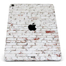Grungy Red & White Brick Wall - Full Body Skin Decal for the Apple iPad Pro 12.9", 11", 10.5", 9.7", Air or Mini (All Models Available)