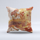 Grungy Red Panel V3 ink-Fuzed Decorative Throw Pillow