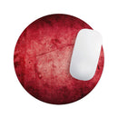Grungy Red Scratched Surface// WaterProof Rubber Foam Backed Anti-Slip Mouse Pad for Home Work Office or Gaming Computer Desk