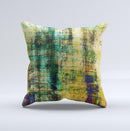 Grungy Scratched Surface V3 Ink-Fuzed Decorative Throw Pillow