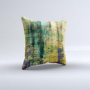 Grungy Scratched Surface V3 Ink-Fuzed Decorative Throw Pillow