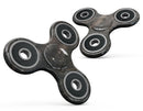 Grungy Scratched Woodgrain Surface Full-Body Fidget Spinner Skin-Kit