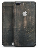 Grungy Scratched Woodgrain Surface - Skin-kit for the iPhone 8 or 8 Plus
