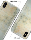 Grungy Tan Cracked Surface - iPhone X Clipit Case
