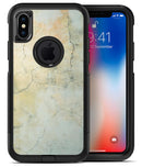Grungy Tan Cracked Surface - iPhone X OtterBox Case & Skin Kits