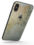 Grungy Tan Cracked Surface - iPhone X Skin-Kit