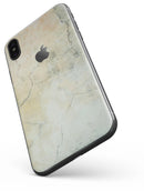 Grungy Tan Cracked Surface - iPhone X Skin-Kit