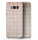 Grungy Tangerine Dream Pattern - Samsung Galaxy S8 Full-Body Skin Kit