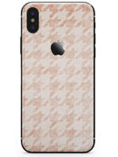 Grungy Tangerine Dream Pattern - iPhone X Skin-Kit