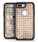 Grungy Tangerine Houndstooth Pattern - iPhone 7 Plus/8 Plus OtterBox Case & Skin Kits