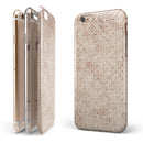 Grungy Tangerine Tile Pattern iPhone 6/6s or 6/6s Plus 2-Piece Hybrid INK-Fuzed Case