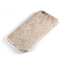 Grungy Tangerine Tile Pattern iPhone 6/6s or 6/6s Plus 2-Piece Hybrid INK-Fuzed Case