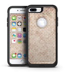 Grungy Tangerine Tile Pattern - iPhone 7 or 7 Plus Commuter Case Skin Kit