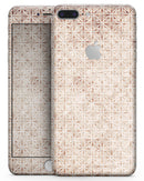 Grungy Tangerine Tile Pattern - Skin-kit for the iPhone 8 or 8 Plus