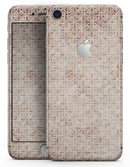 Grungy Tangerine Tile Pattern - Skin-kit for the iPhone 8 or 8 Plus