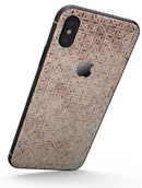 Grungy Tangerine Tile Pattern - iPhone X Skin-Kit