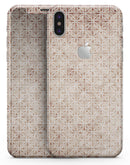 Grungy Tangerine Tile Pattern - iPhone X Skin-Kit