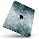 Grungy Teal Wavy Abstract Surface - Full Body Skin Decal for the Apple iPad Pro 12.9", 11", 10.5", 9.7", Air or Mini (All Models Available)
