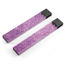 Grungy Violet Damask Pattern - Premium Decal Protective Skin-Wrap Sticker compatible with the Juul Labs vaping device