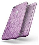 Grungy Violet Damask Pattern - Skin-kit for the iPhone 8 or 8 Plus