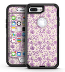 Grungy Violet Wildflower Pattern - iPhone 7 Plus/8 Plus OtterBox Case & Skin Kits