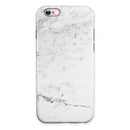 Grungy White Marble  iPhone 6/6s or 6/6s Plus 2-Piece Hybrid INK-Fuzed Case