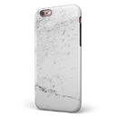 Grungy White Marble  iPhone 6/6s or 6/6s Plus 2-Piece Hybrid INK-Fuzed Case