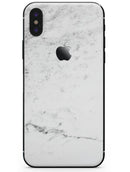 Grungy White Marble  - iPhone X Skin-Kit