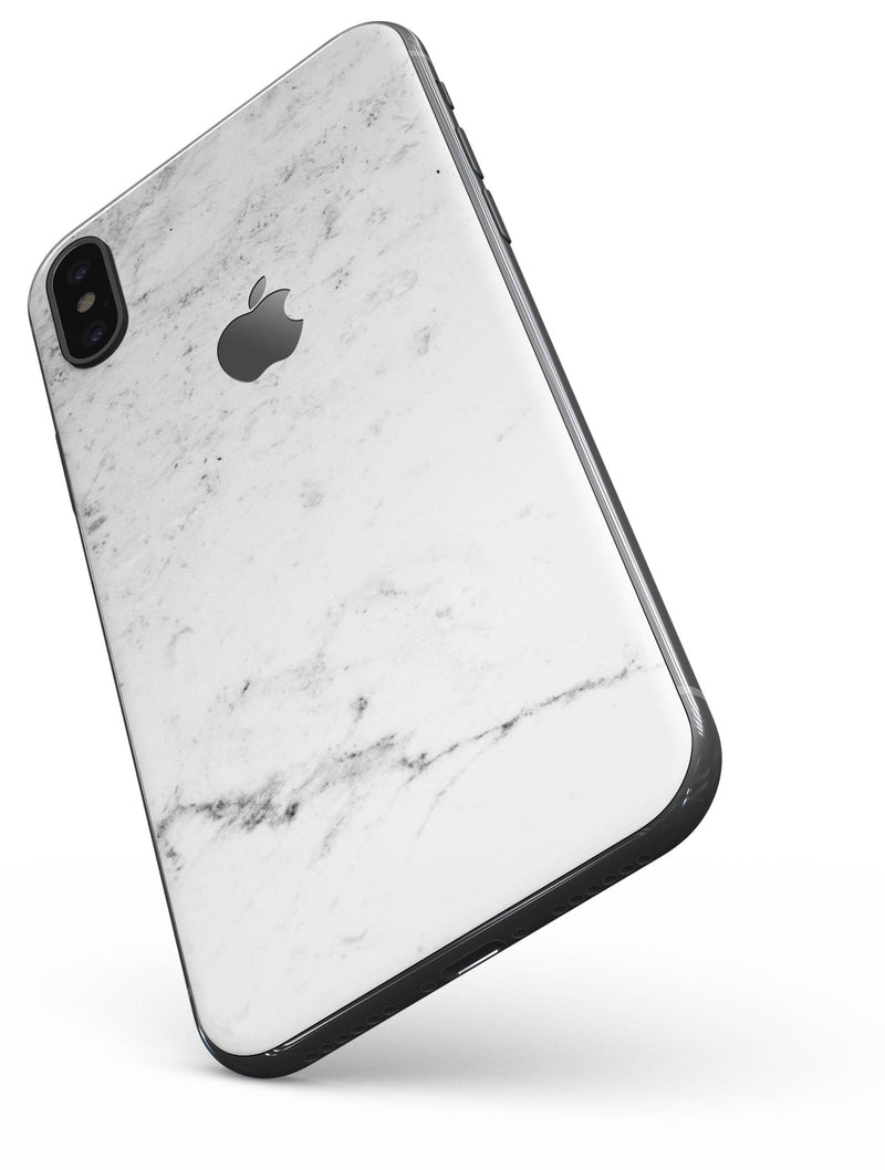 Grungy White Marble  - iPhone X Skin-Kit