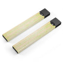 Grungy Yellow Faded Vertical Stripes - Premium Decal Protective Skin-Wrap Sticker compatible with the Juul Labs vaping device