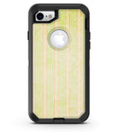 Grungy Yellow Faded Vertical Stripes - iPhone 7 or 8 OtterBox Case & Skin Kits