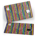 Halloween Color Stripes - Premium Protective Decal Skin-Kit for the Apple Credit Card