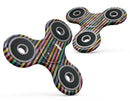 Halloween Color Stripes Full-Body Fidget Spinner Skin-Kit