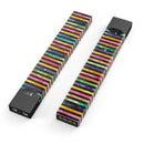 Halloween Color Stripes - Premium Decal Protective Skin-Wrap Sticker compatible with the Juul Labs vaping device