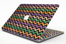 Halloween Watercolor Chevron Pattern - MacBook Air Skin Kit