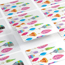 Hanging Feathers - Premium Protective Decal Skin-Kit for the Apple Credit Card