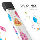 Hanging Feathers - Premium Decal Protective Skin-Wrap Sticker compatible with the Juul Labs vaping device