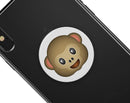 Happy Monkey Emoticon Emoji - Skin Kit for PopSockets and other Smartphone Extendable Grips & Stands