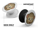 Happy Monkey Emoticon Emoji - Skin Kit for PopSockets and other Smartphone Extendable Grips & Stands