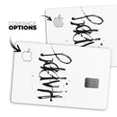Happy Splatter - Premium Protective Decal Skin-Kit for the Apple Credit Card