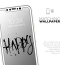 Happy Splatter  - Protective Skin Wrap & Decal – Compatible with iPhone SE to iPhone 17 Pro Max (All Models)