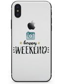 Happy Weekend - iPhone X Skin-Kit