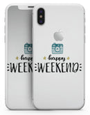 Happy Weekend - iPhone X Skin-Kit
